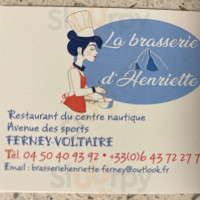 La Brasserie D'henriette food