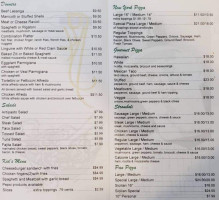 Little Italy menu