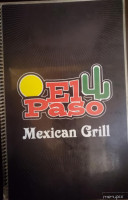 El Paso Mexican Grill menu