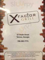 The X-factor Grill Cornerstone menu