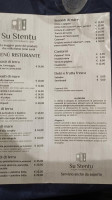 Su Stentu Bar,pizzeria E Ristorante menu