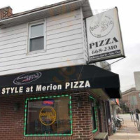 Boston Style At Merion Pizza food