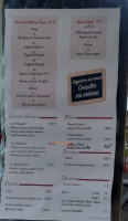Auberge à La Ferme Du Château Vieux menu