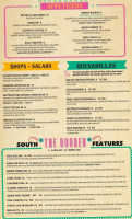 Monarca Cantina menu