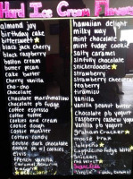 Candy's Homemade Ice Cream menu