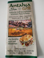 Antalya Grill, Turkische Grillspezialitaten, Schnitzel,Pizza food