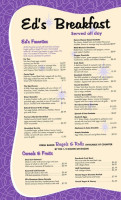 Eveready Diner menu