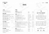 Officine Zero menu