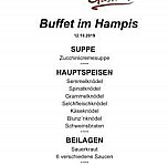 Hampis Gasthof menu