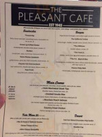 Pleasant Cafe menu