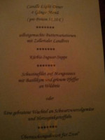 Zum Schwarzen Herrgott menu