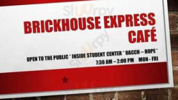 Brickhouse Express Cafe menu