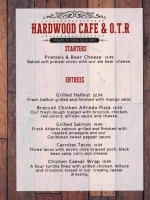 Hardwood Cafe menu