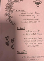 Tony's Pizza Cafe menu