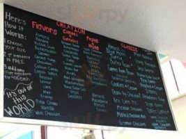 Rocket Science Ice Cream LLC menu