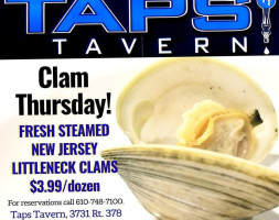 Taps Tavern food