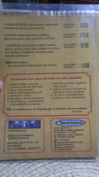 Casa Jharikanda menu