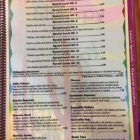 El Jovenaso Mexican menu