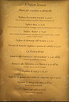 La Paninoteca Del Tagliere Toscano menu