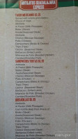 Taqueria Guadalajara Express menu