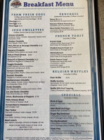 Miss Monticello Diner menu