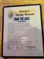 Jerry's Steakhouse menu