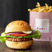 Barney’s Gourmet Hamburgers food