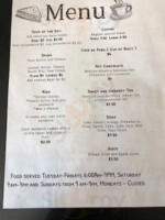 Guilty Pleasures Cafe Bakery menu