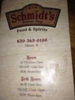 Schmidts menu