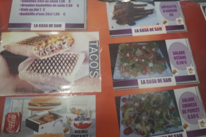 La Casa De Sam menu