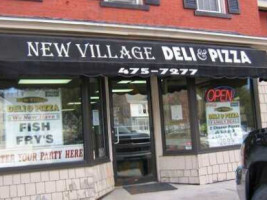 New Village Deli Pizza outside