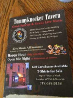 Tommyknocker Tavern food