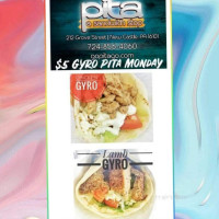 Pita Sandwich Stop menu