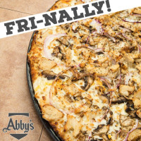 Abby's Legendary Pizza food