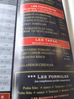 L'entracte menu