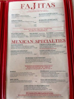 Jose Tejas menu