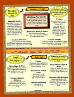 A&a Hitching Post menu