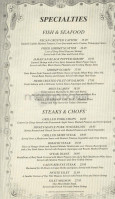 The Cheesecake Factory menu