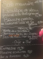 L'escalet menu