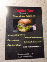 Capitol Baumholder menu