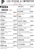 Le Carré menu