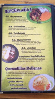 Casa Vieja menu