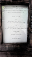 Auberge Campagnarde menu