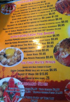 J J Bankos Seafood menu