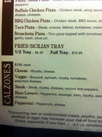 Keely's Alehouse Grille menu