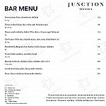 Junction Moama menu