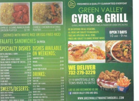 Green Valley Farmers Market And Gyro Grill food