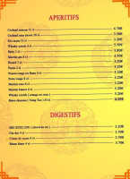 L'asie menu