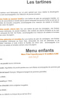 L'annexe Tout Simplement menu