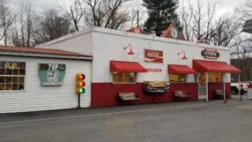 Weaver's Ice Cream And Pizza outside